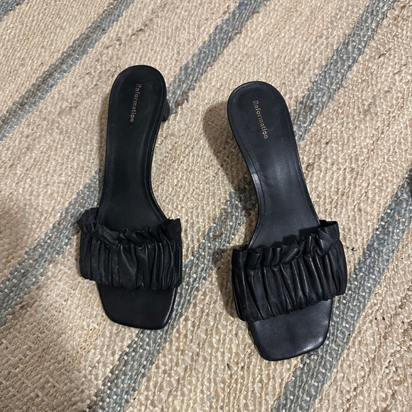 COPY - Reformation Shereen Mule in Black - Picture 2 of 8